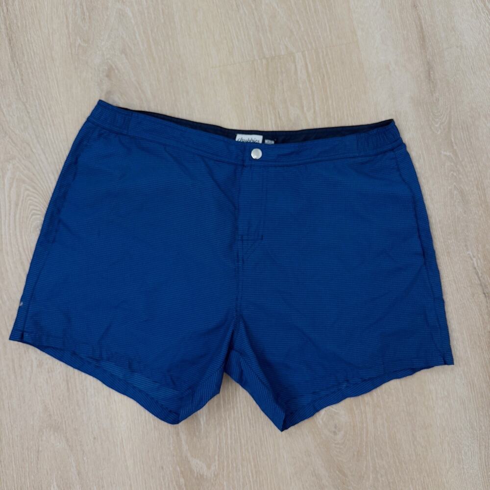 Men’s Chubbies Lined Swimsuit Board Shorts Blue Plaid Size M